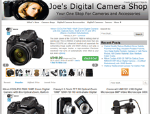 Tablet Screenshot of joesdigitalcamerashop.com